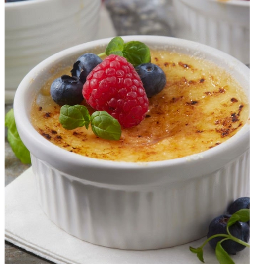 Mini Cocktails Sucrées | Mini Crème brulée.